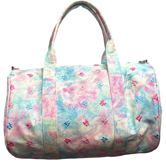 Bow Pastel Tie Dye Duffel Bag
