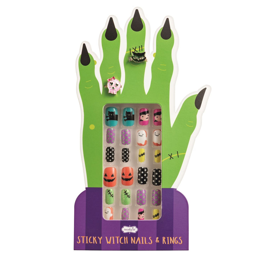 Sticky Witchy Nails & Rings