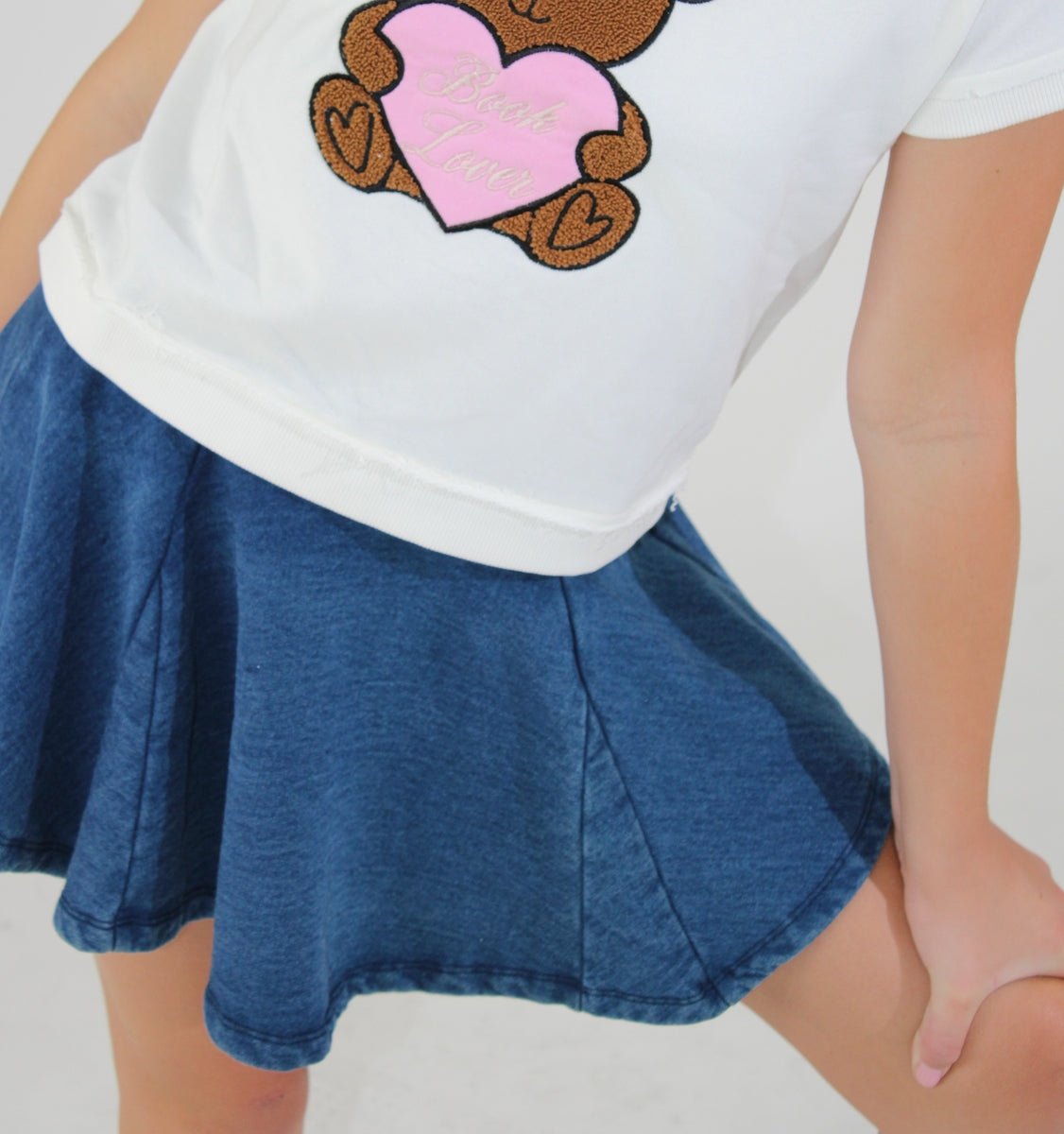 Soft Denim Skort