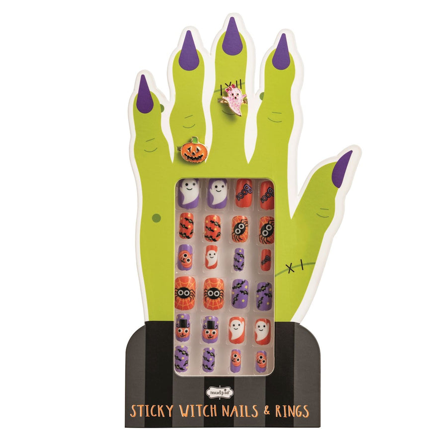Sticky Witchy Nails & Rings