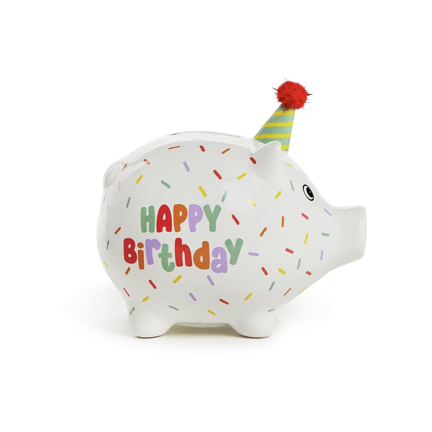 Happy Birthday Confetti Piggy Bank