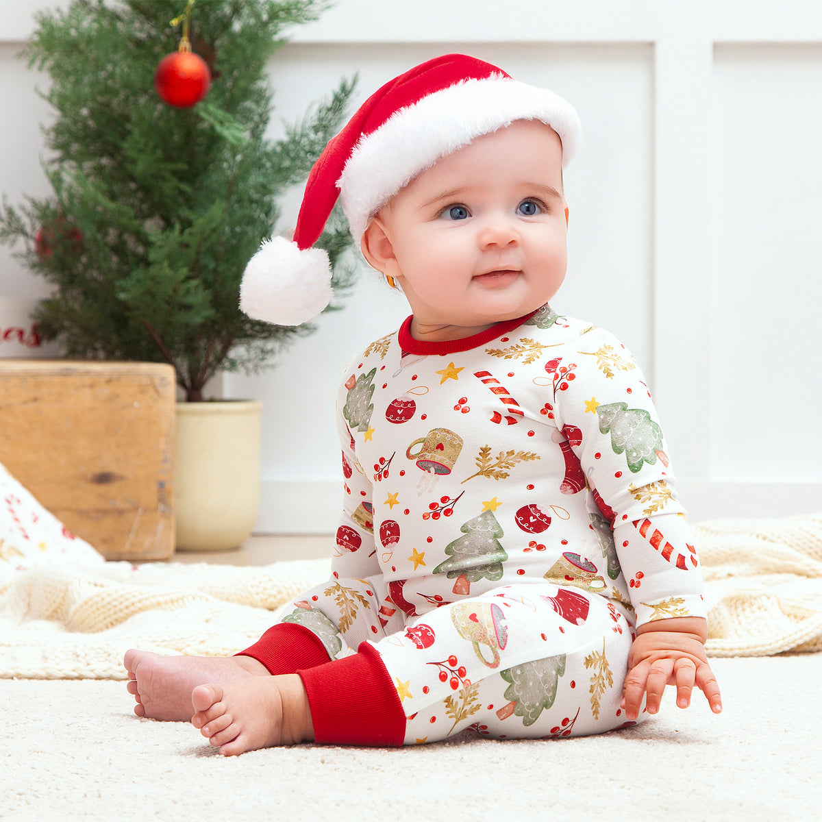 Noel Treasures Snap Romper