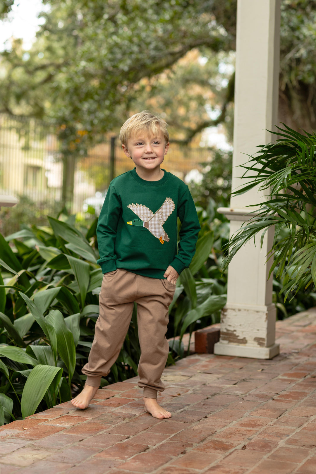 Mallard Applique Pullover