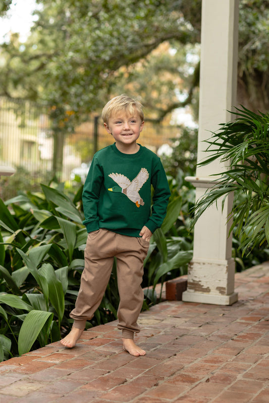 Mallard Applique Pullover