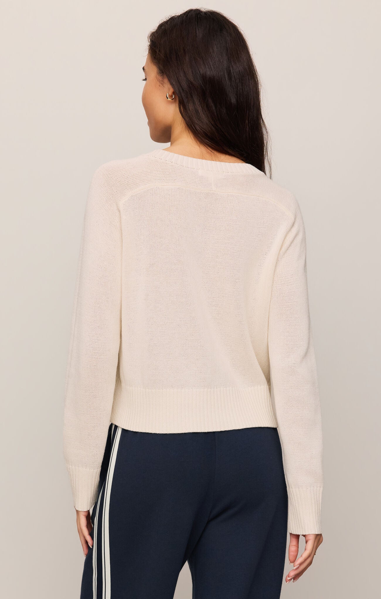Varsity Stand In Sweater Sandstone