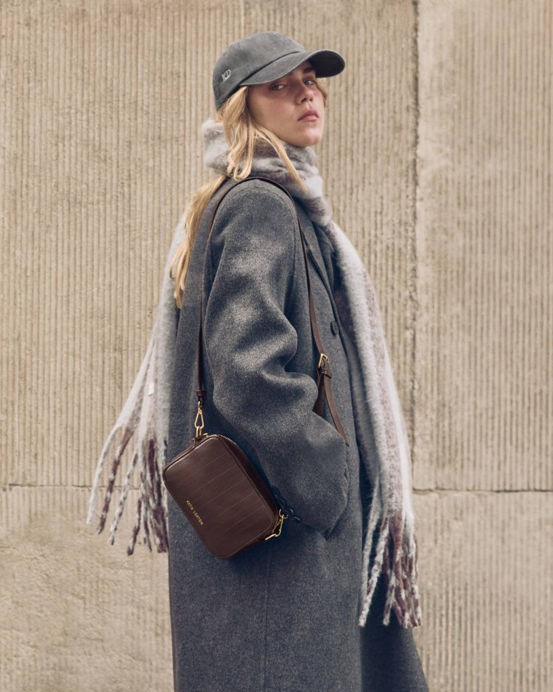 Avery Small Crossbody Bag - Chocolate Eel
