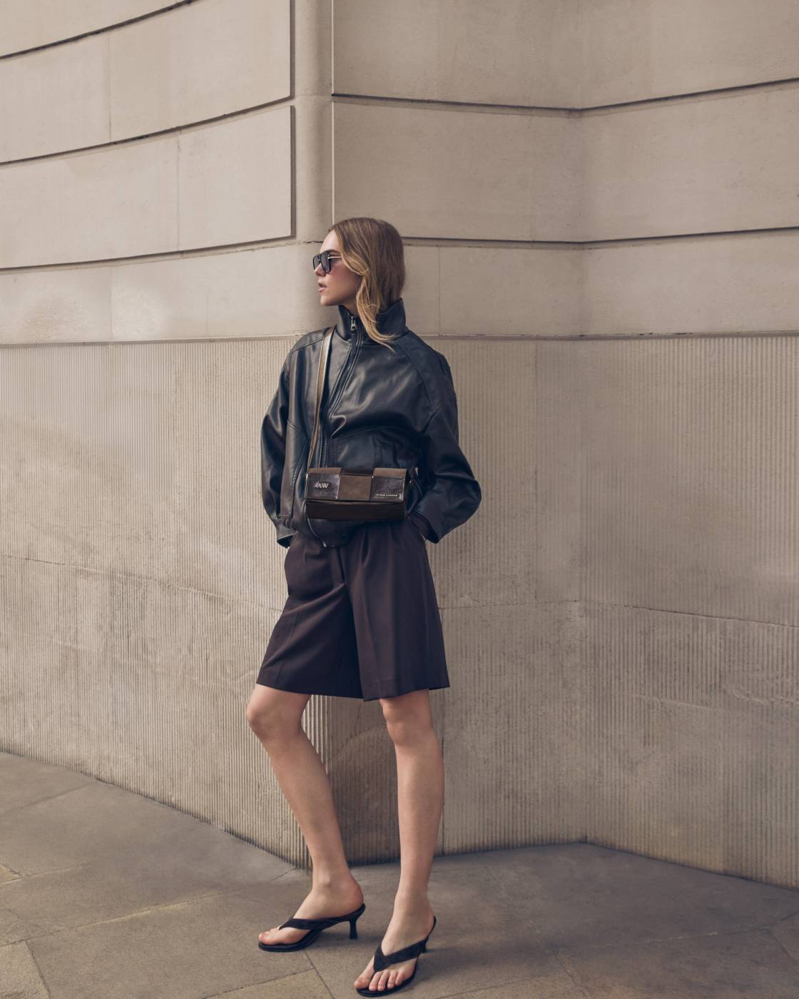 Taya Suedette Crossbody Bag - Bitter Chocolate
