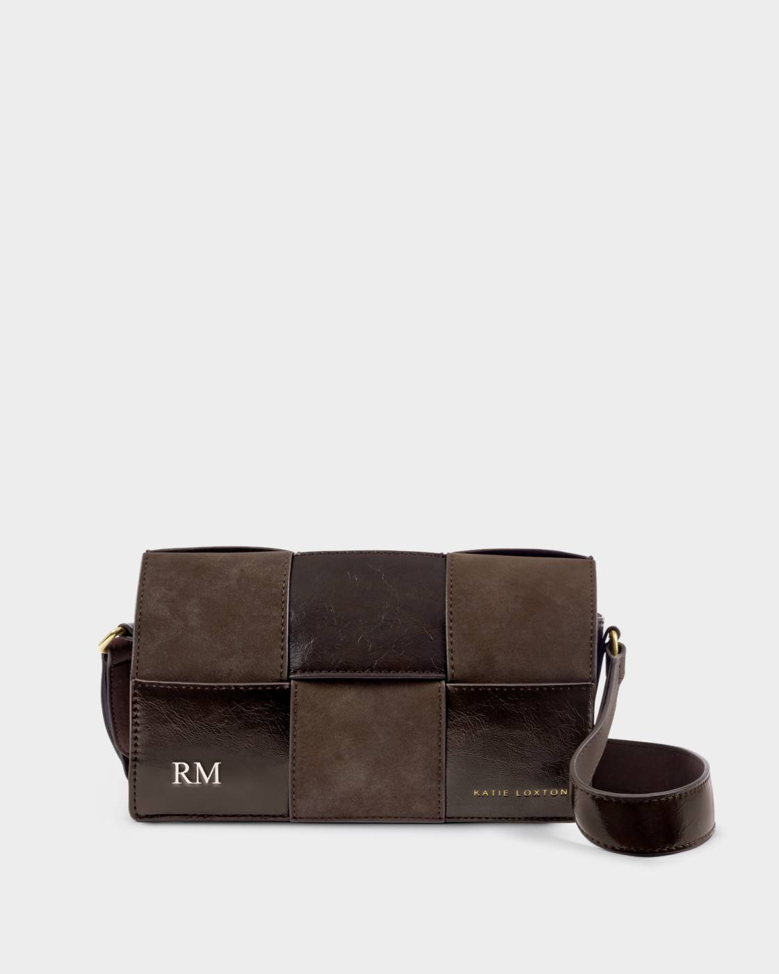 Taya Suedette Crossbody Bag - Bitter Chocolate