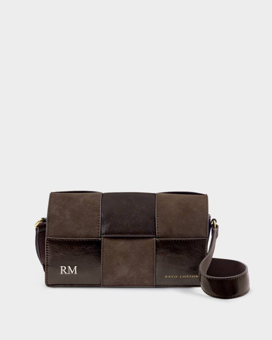 Taya Suedette Crossbody Bag in Chocolate