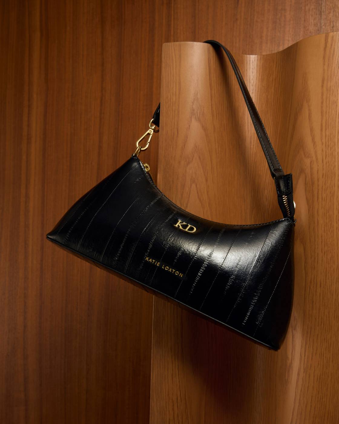 Miley Small Shoulder Bag - Black Eel