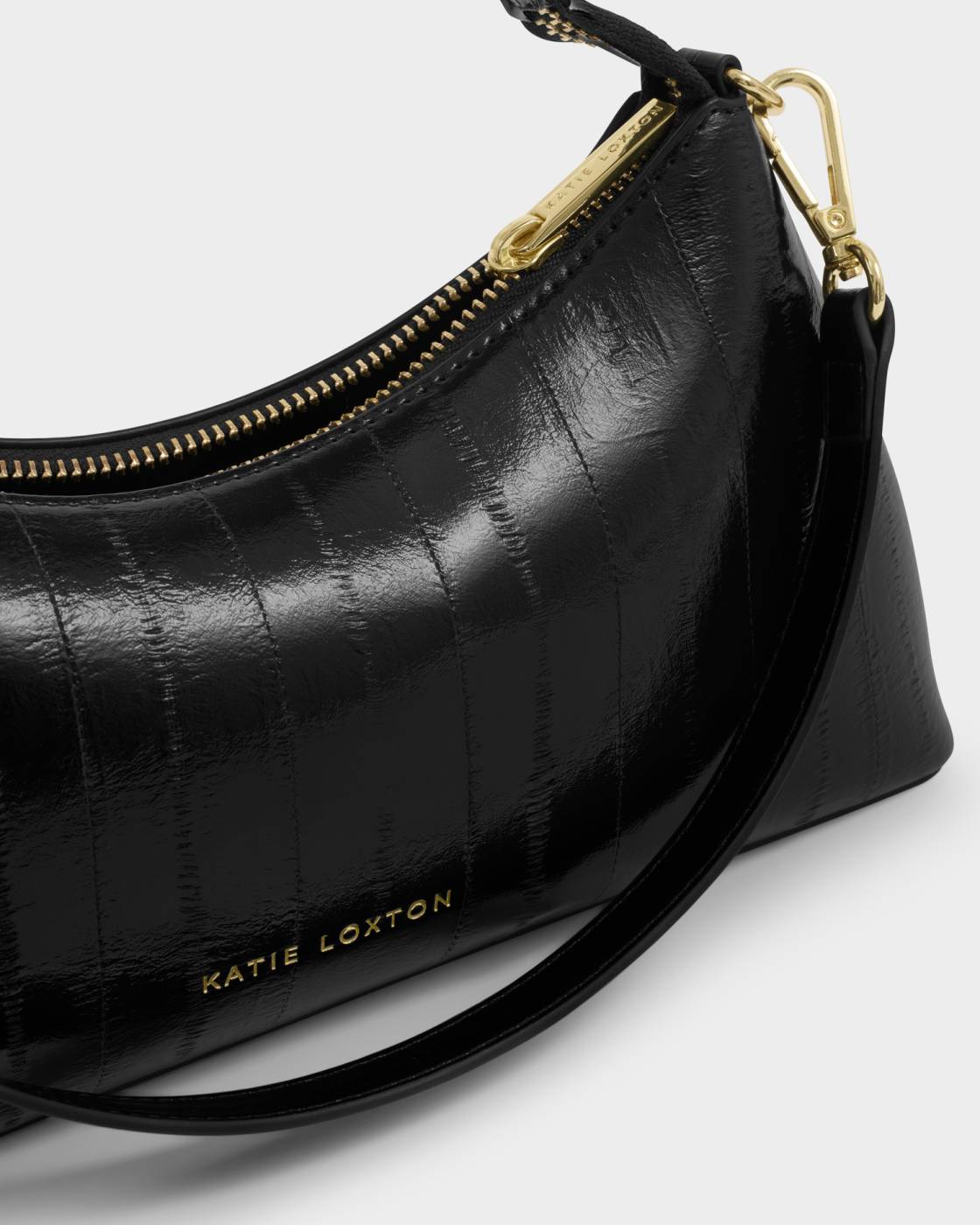 Miley Small Shoulder Bag - Black Eel