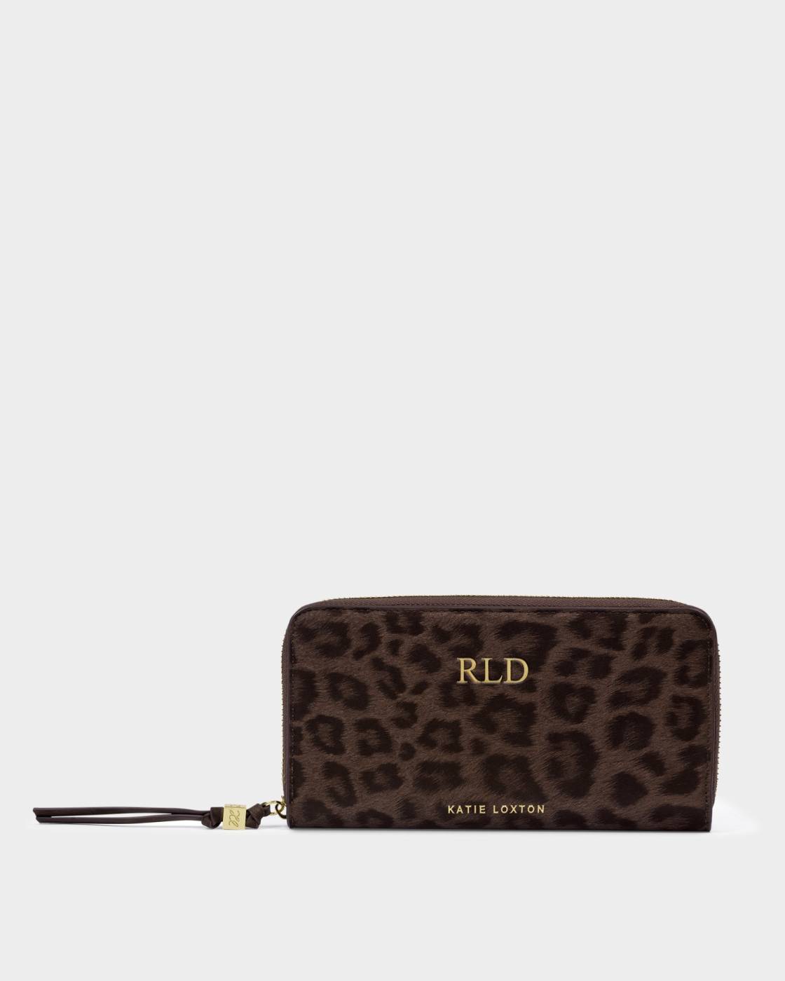 Large Wallet - Chocolate Leopard
