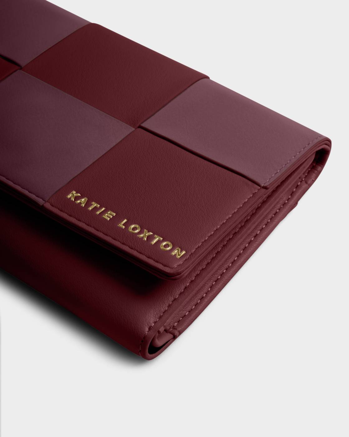 Taya Woven Wallet - Cherry