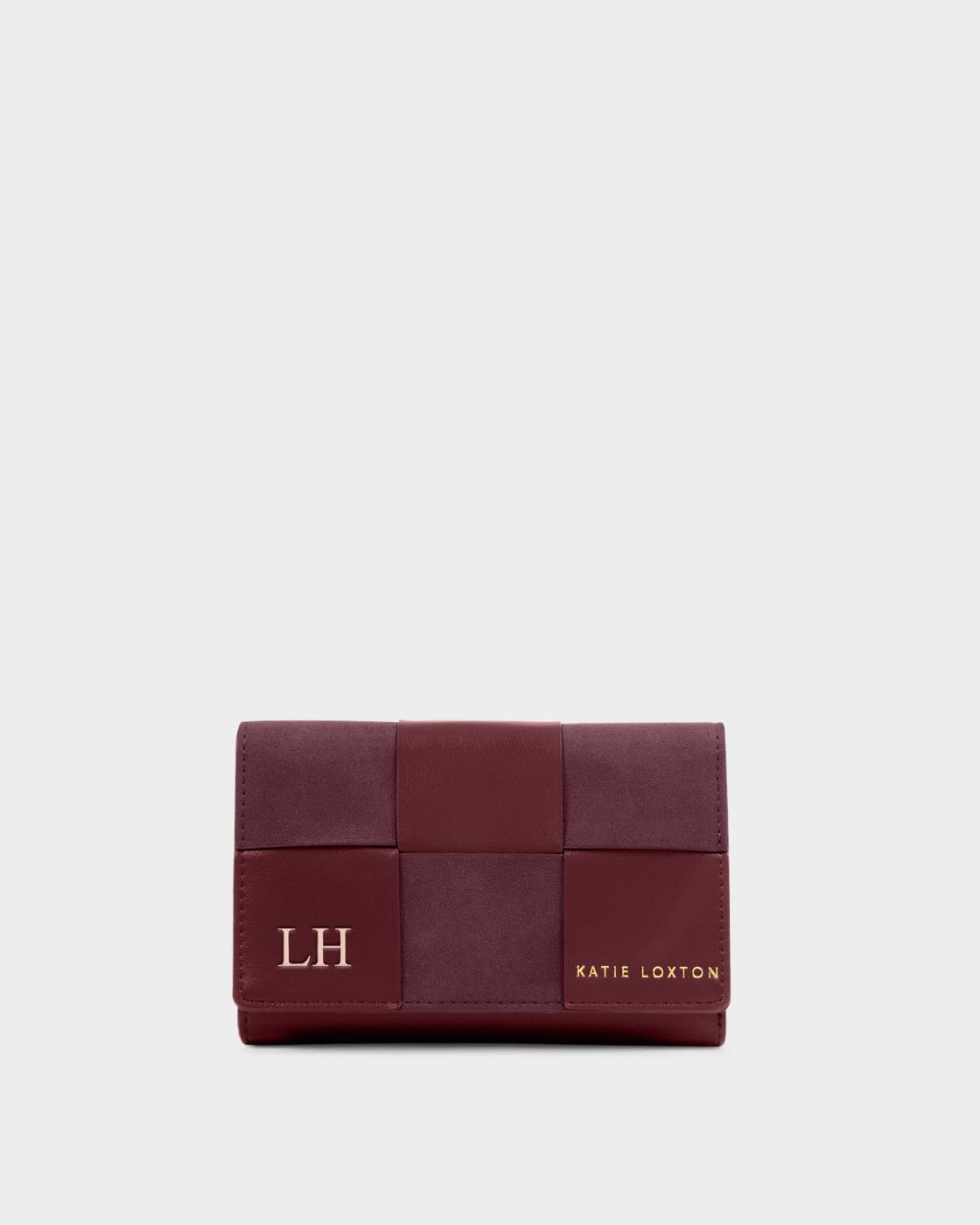 Taya Woven Wallet - Cherry