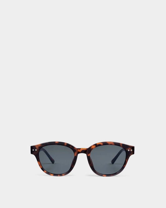 Bologna Round Square Sunglasses - Dark Tortoise