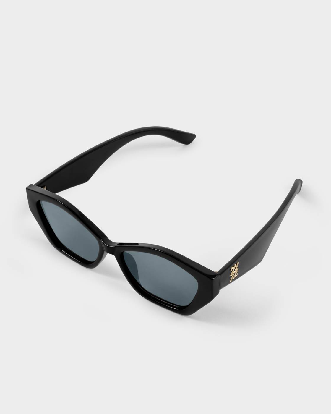 Lindos Hexagon Sunglasses - Black