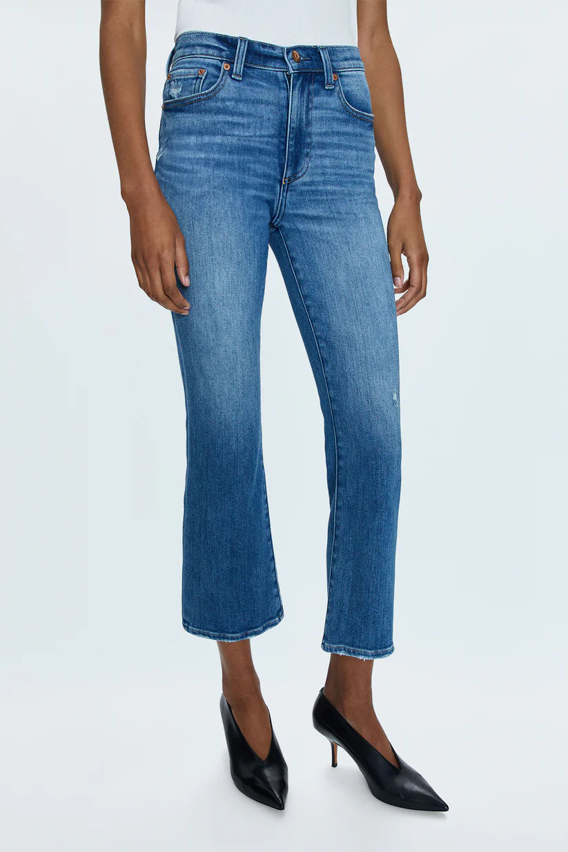 Lennon High Rise Crop Boot Jean