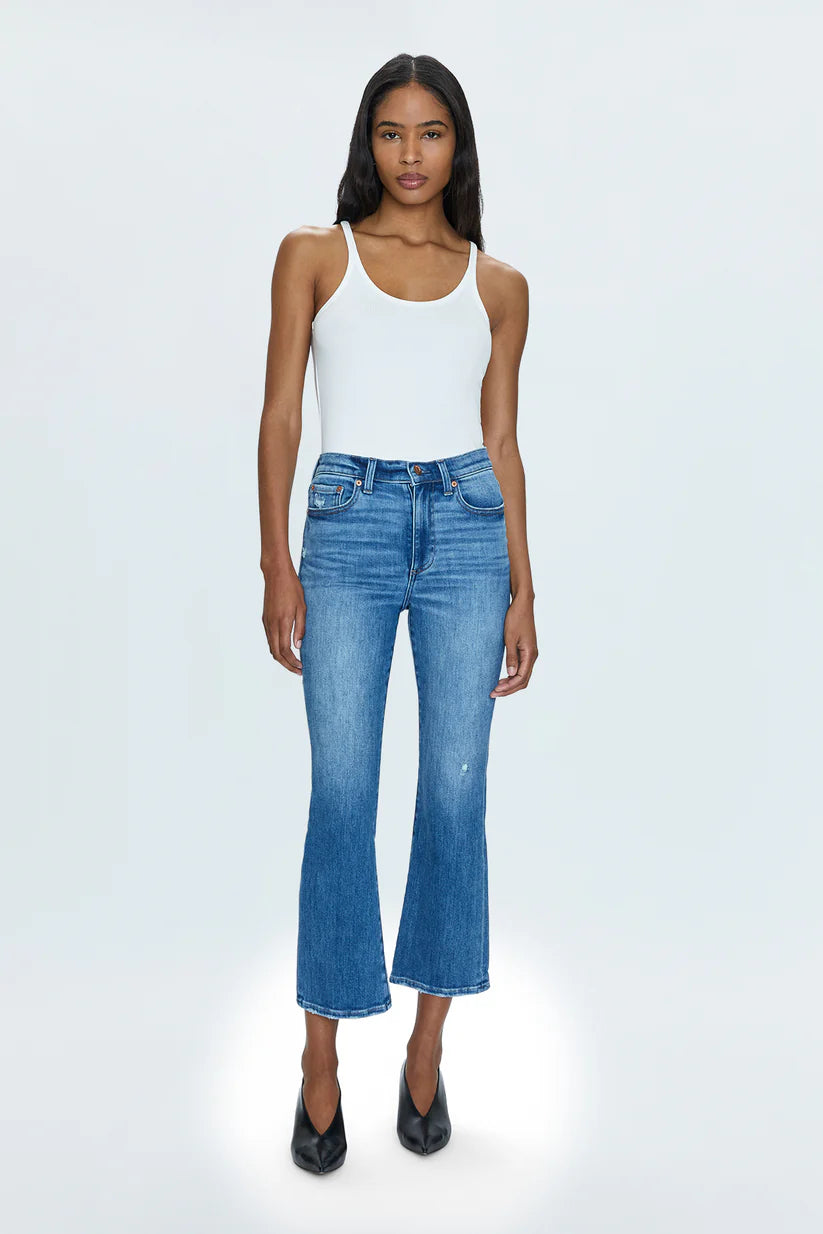 Lennon High Rise Crop Boot Jean