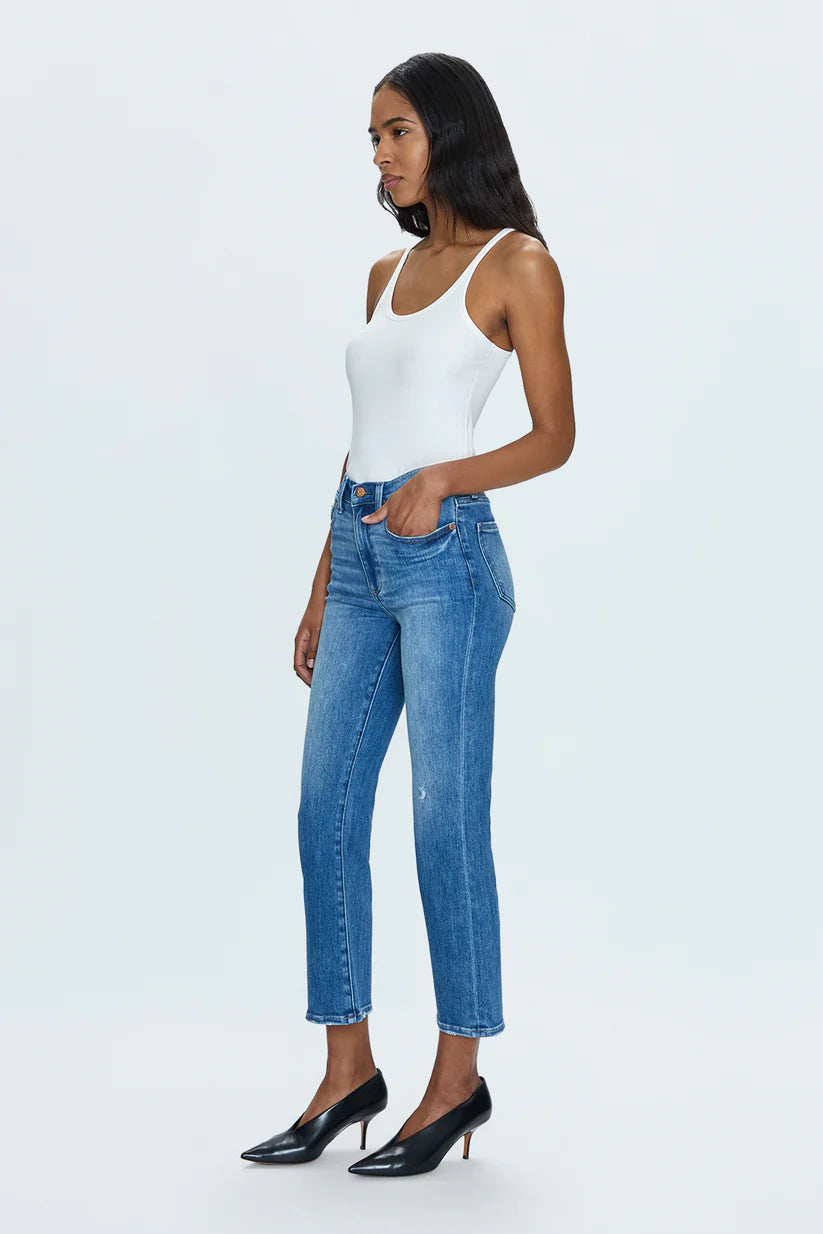 Lennon High Rise Crop Boot Jean