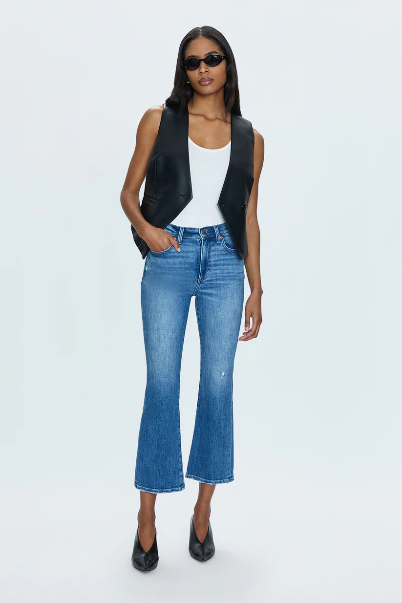 Lennon High Rise Crop Boot Jean