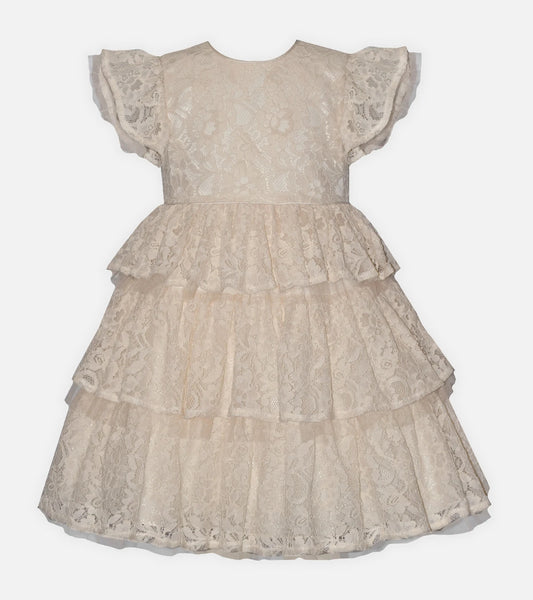 Julianna Tiered Lace Party Dress