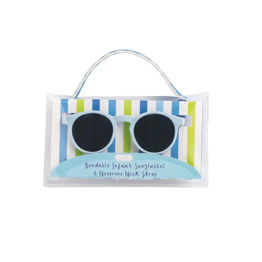 Light Blue Bendable Baby Sunglasses