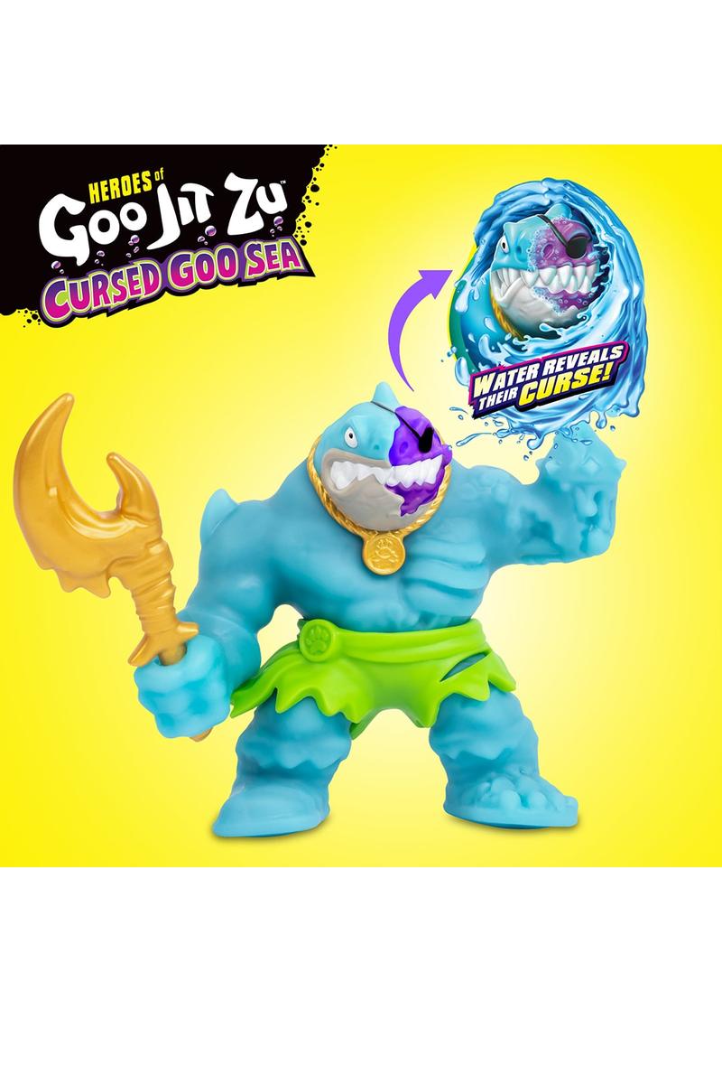 Heroes Of Goo Jit Zu - - Goo Jit Zu Heroes DC Hero Shark Goo Shifter Action Figure, 5" X 2
