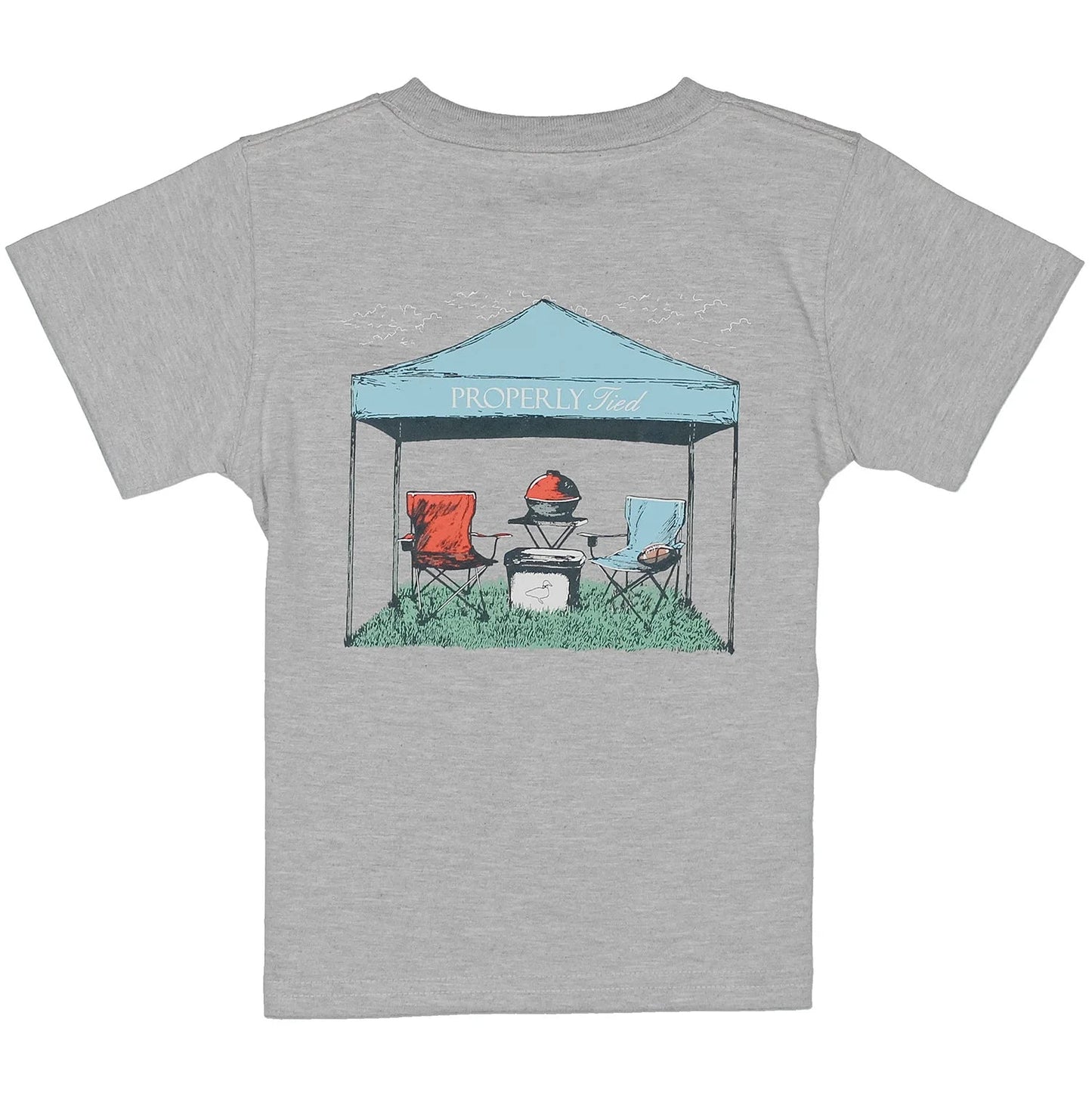 Tailgate SS Light Heather Grey Shirt