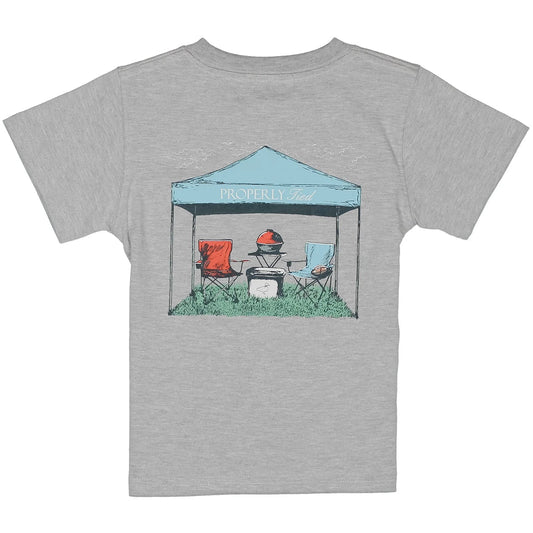 Tailgate SS Light Heather Grey Shirt