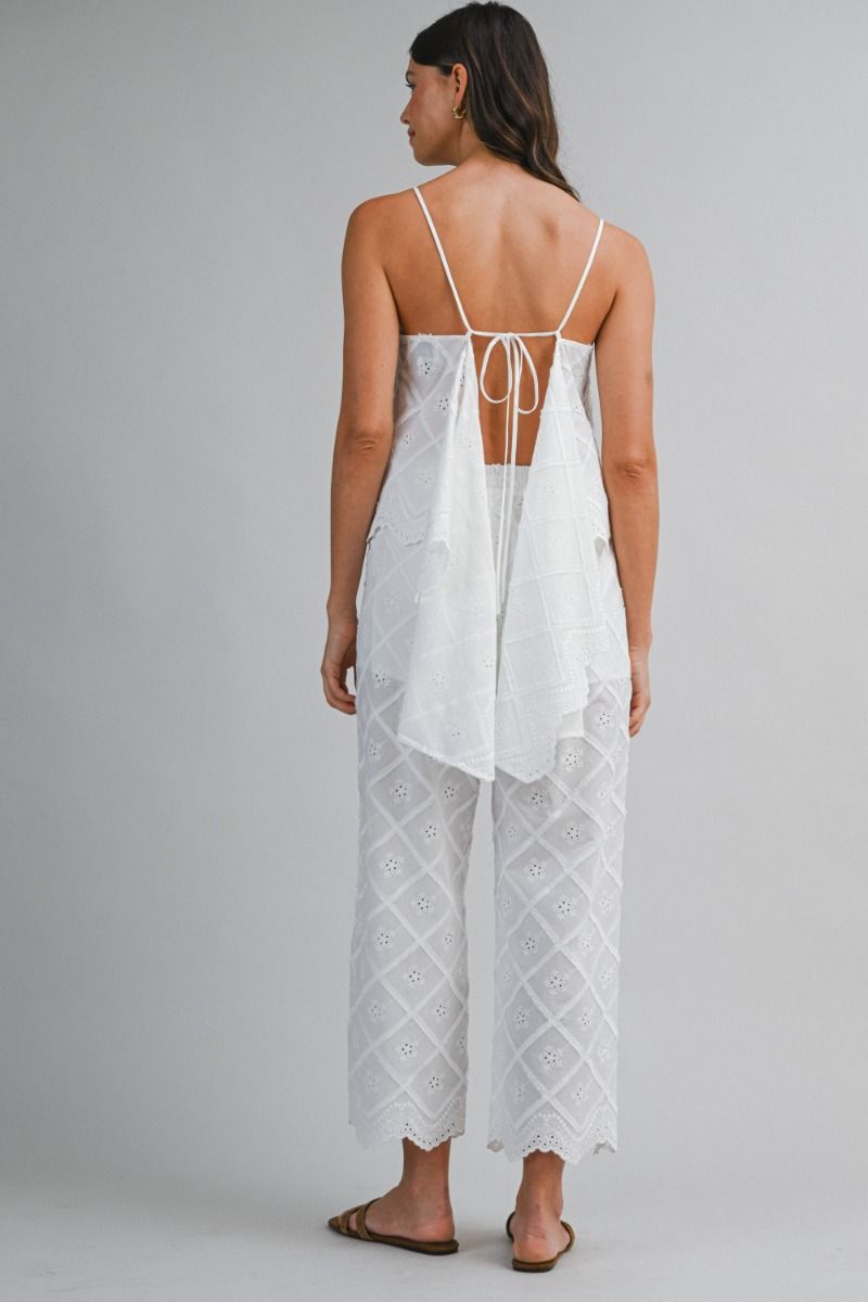 Open Back Top And Pant Set