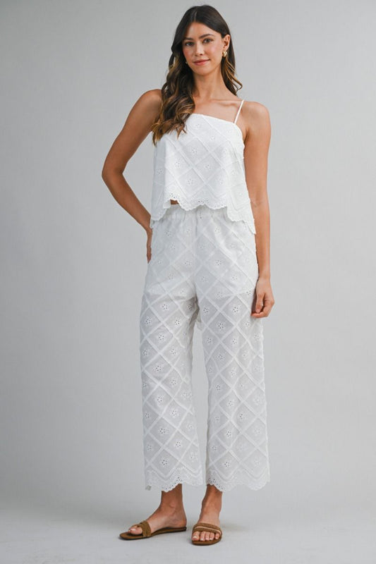 Open Back Top And Pant Set