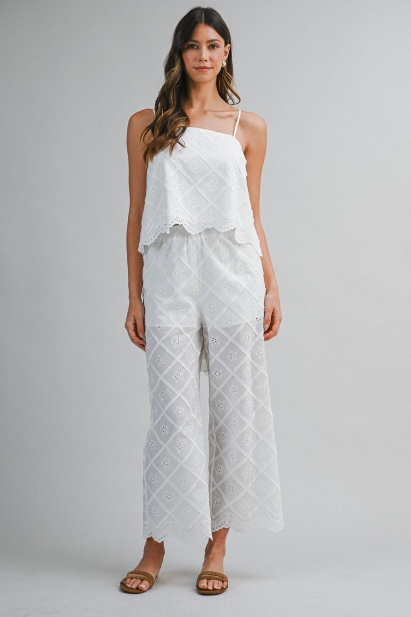 Open Back Top And Pant Set