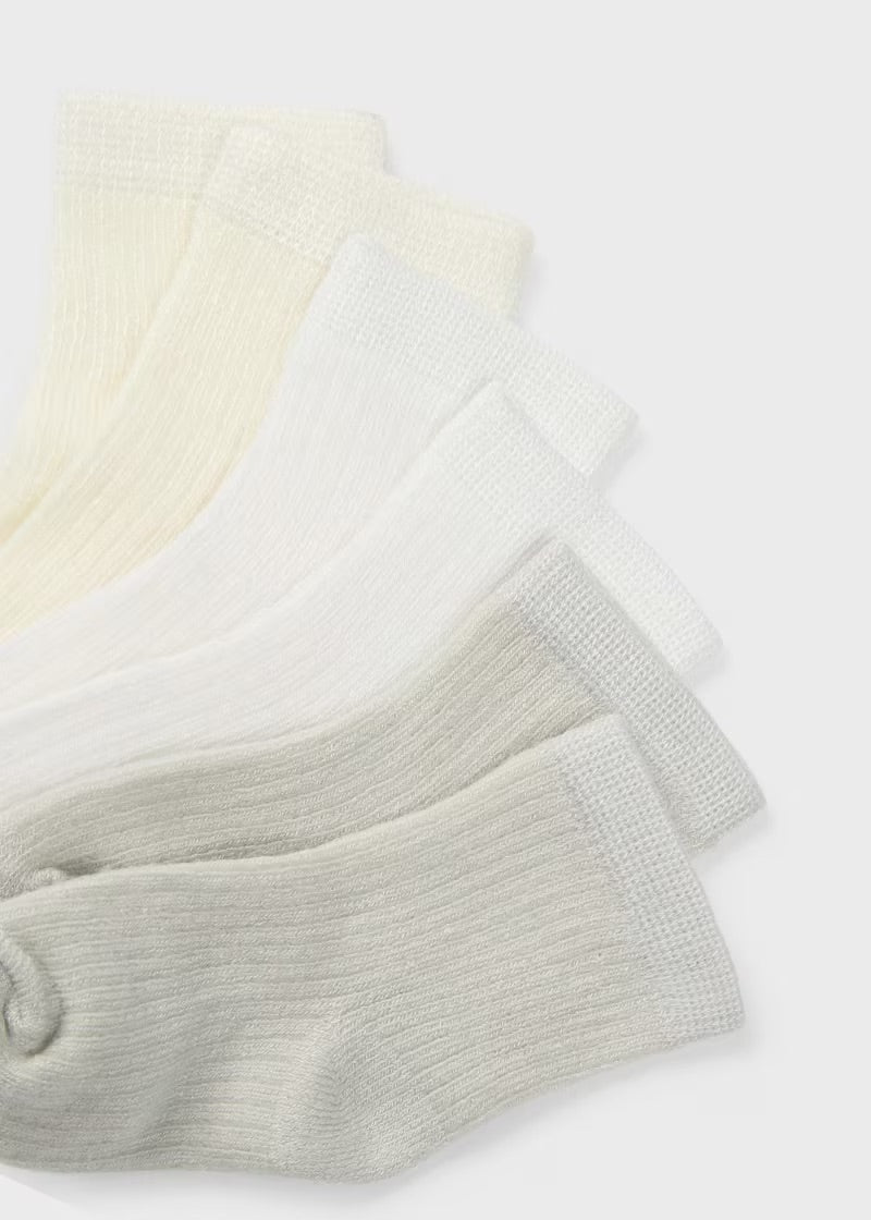 6pc EcoVero Socks - Neutrals