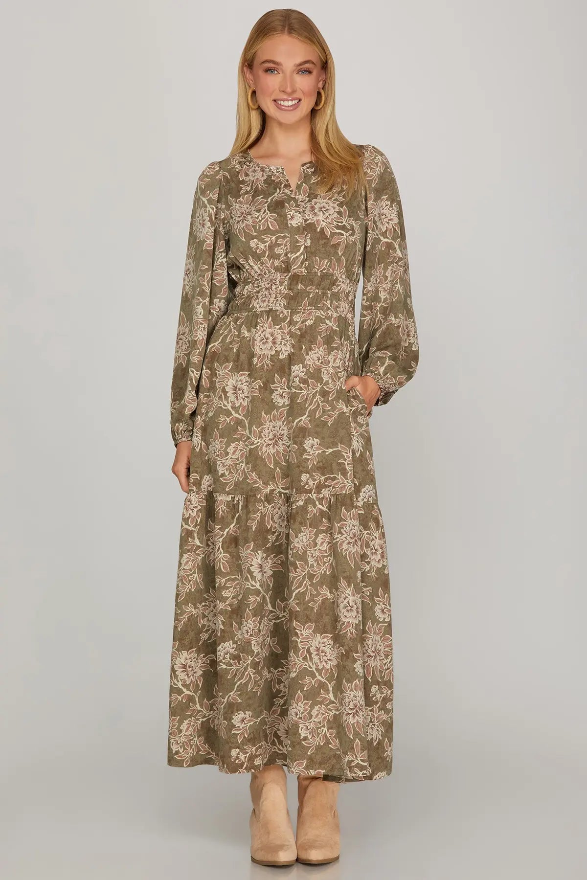 Olive Maxi Dress