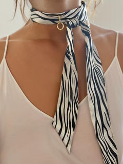 Open Road Zebra Scarf