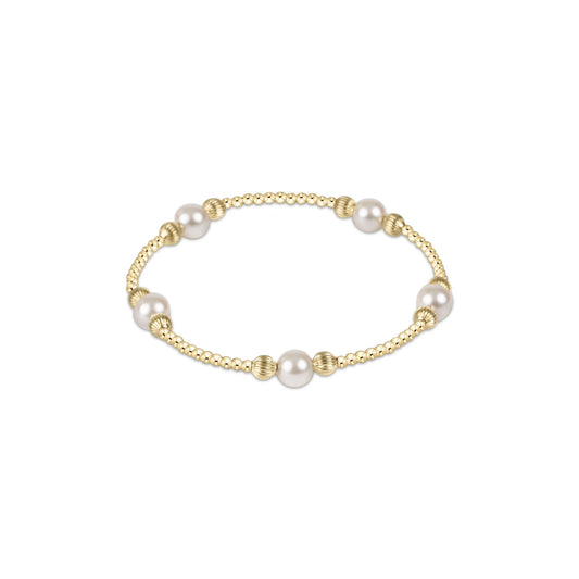 Purpose Pearl 6mm Bead Bracelet - Dignity