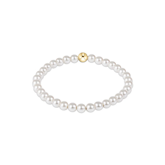 Classic Pearl 5mm Bead Bracelet