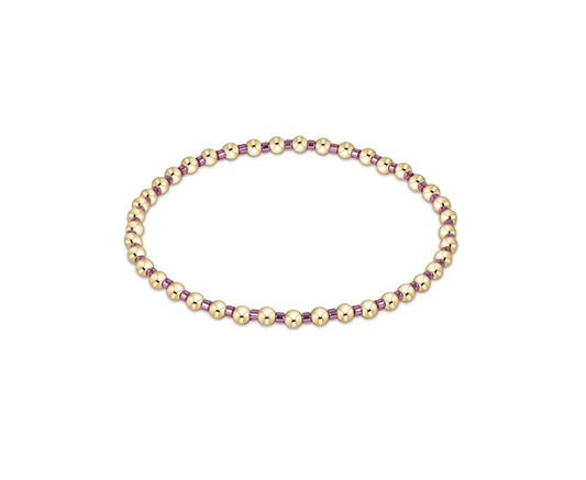 Hope Grateful Bracelet - Pink Metallic