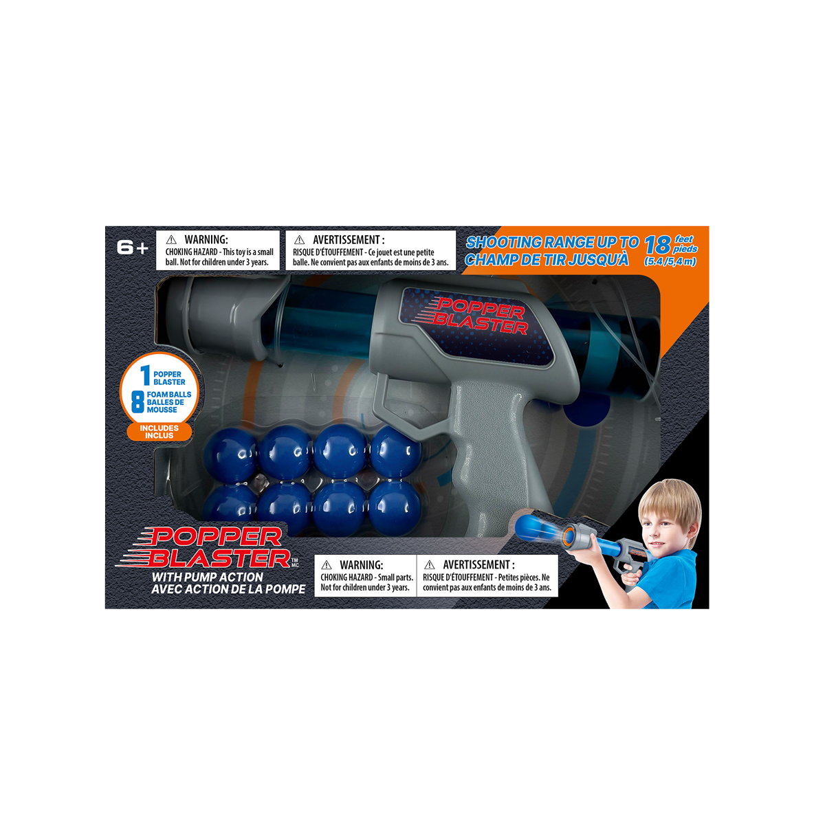Popper Blaster Set - 8 Balls