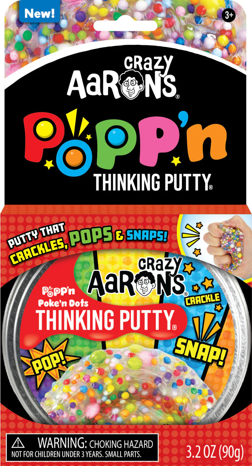 Crazy Aaron's Popp'n Poke'n Thinking Putty