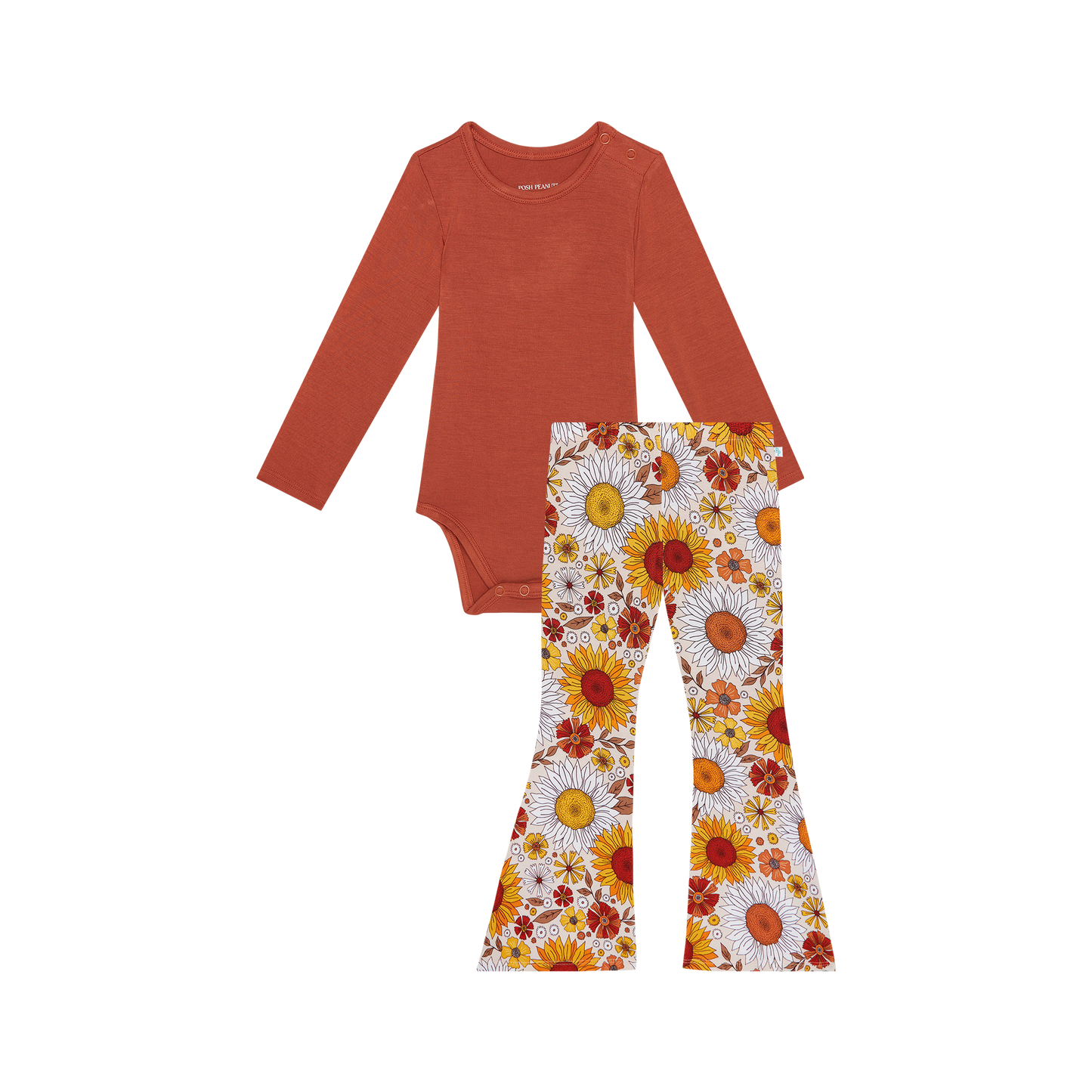 Goldie LS Bodysuit & Bell Bottom