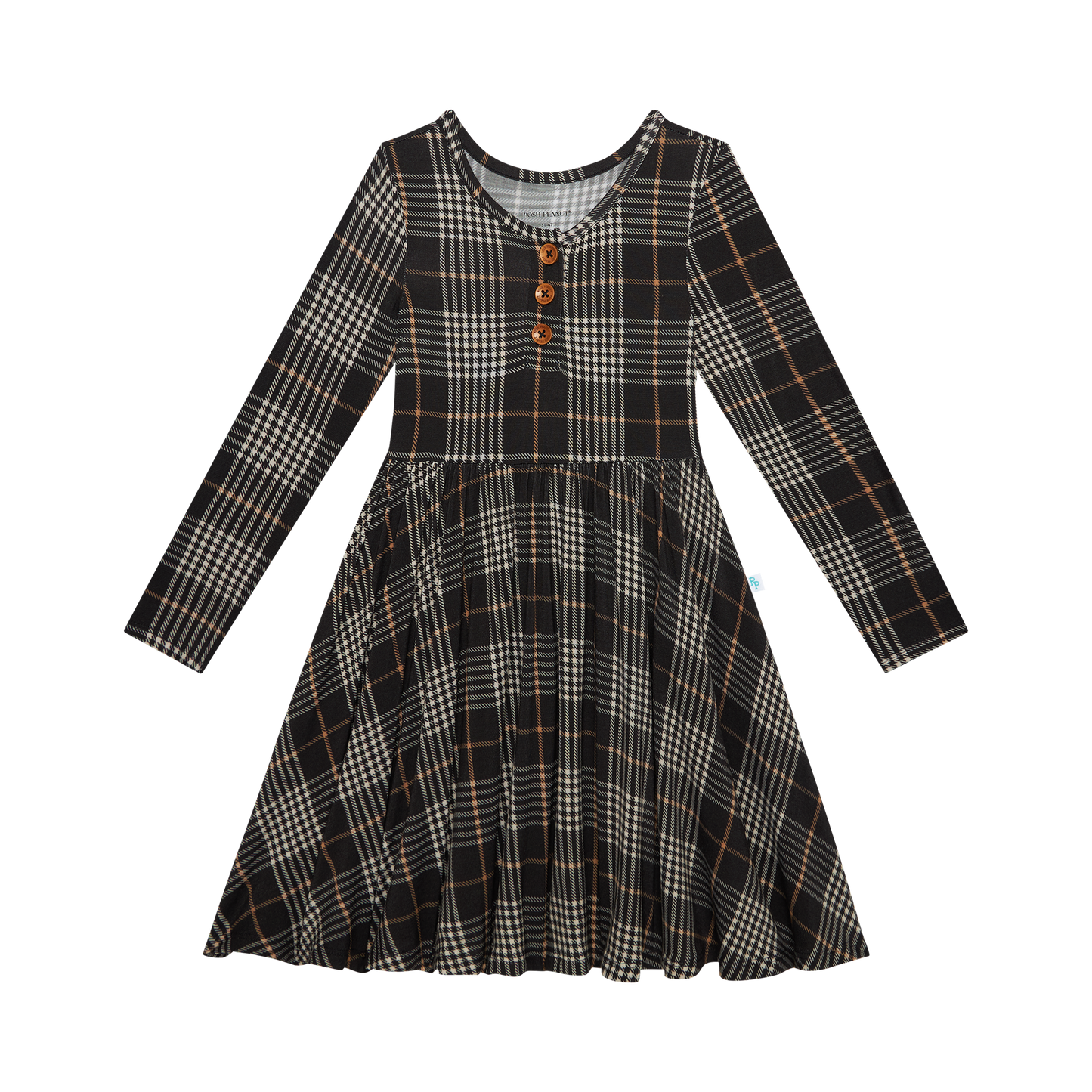 Sanders Henley Twirl Dress LS