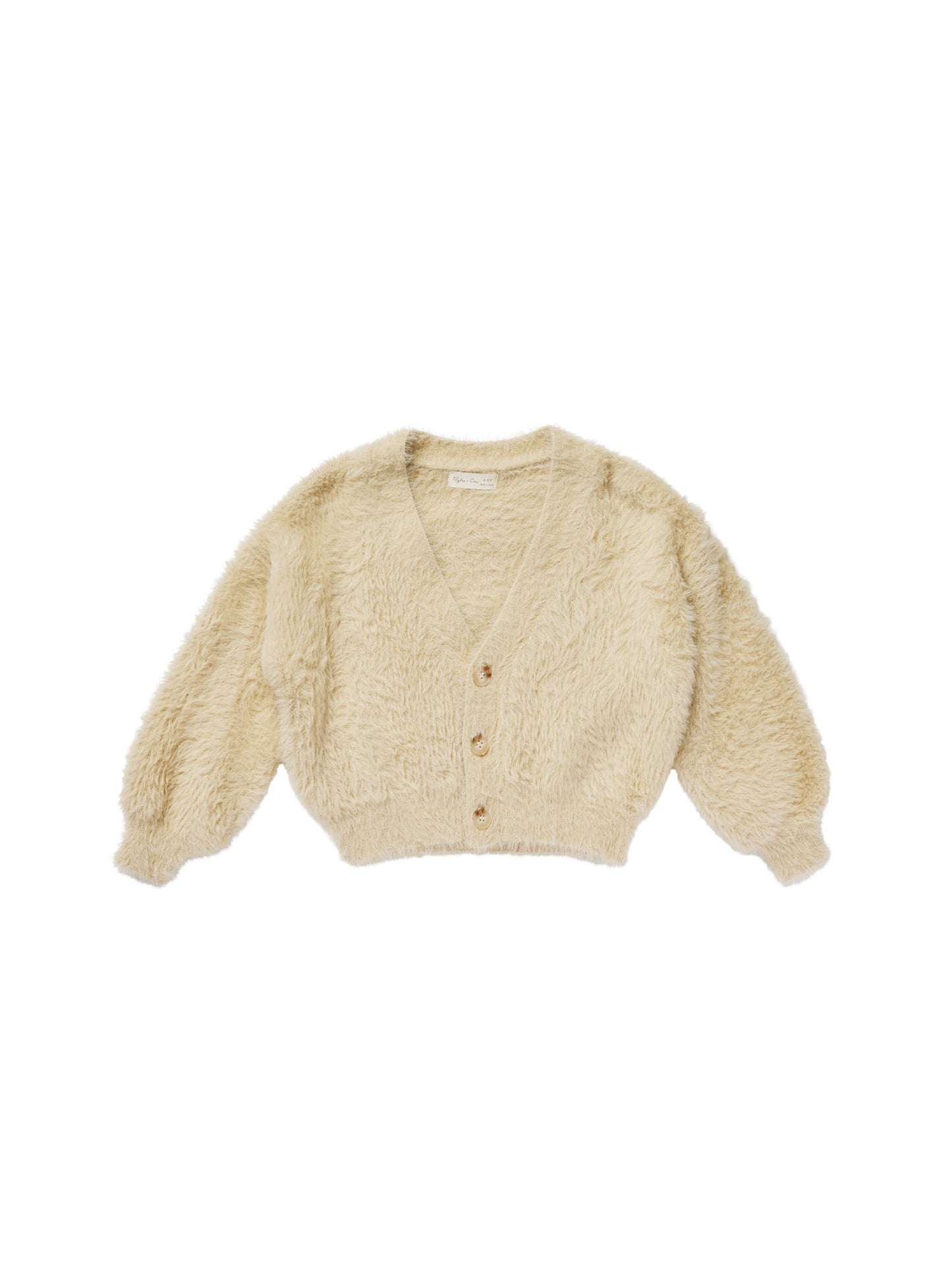 Champagne Boxy Crop Cardigan