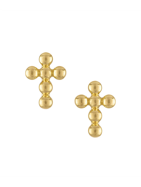 Royal Cross Stud Earring