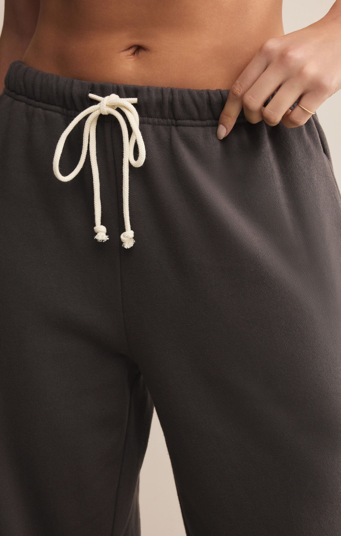 Stadium Cotton Jogger In Washed Black