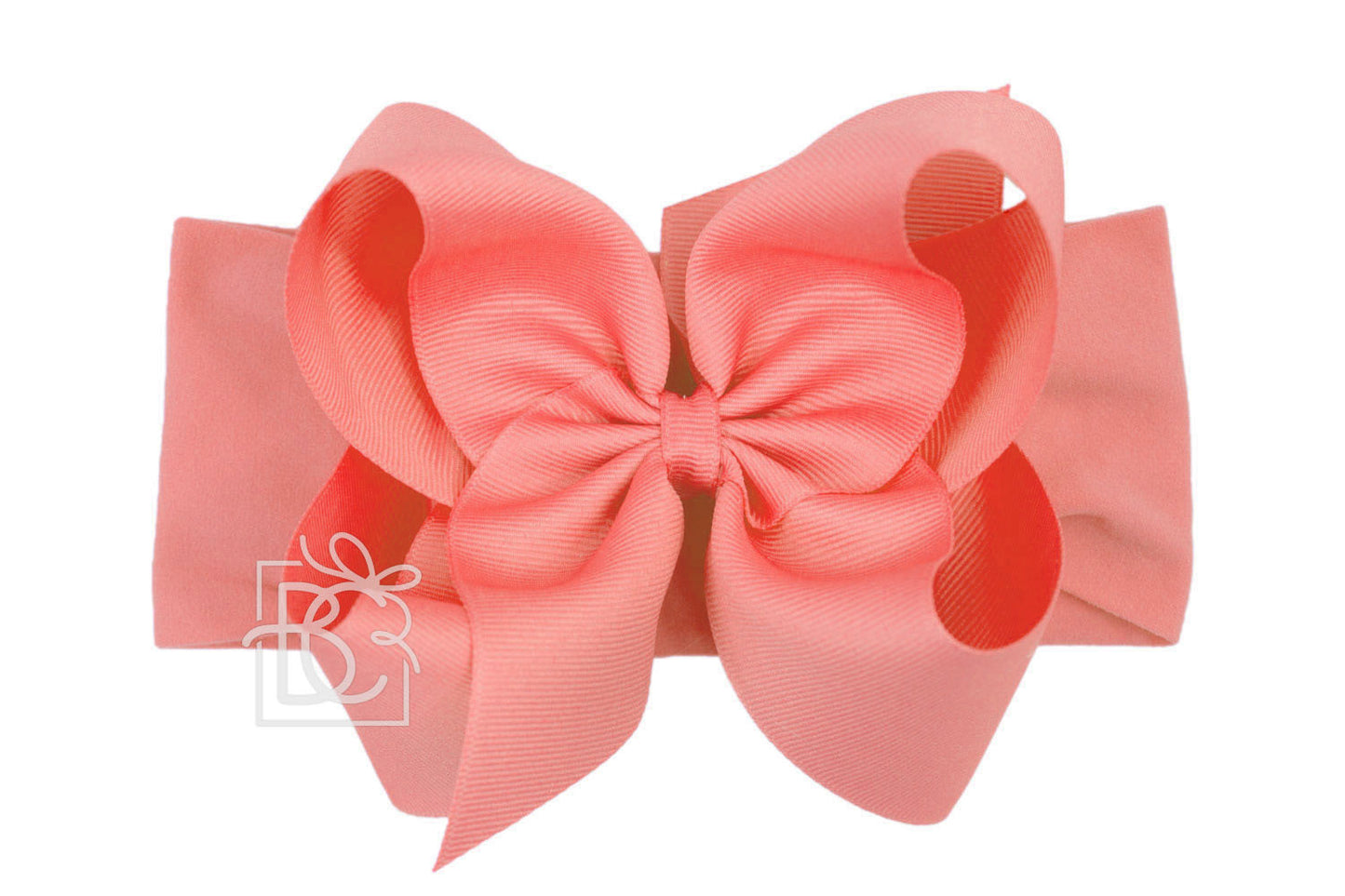 Shell Pink 5.5" Headband Bow