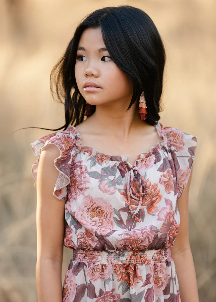 Blush Floral Shira Dress