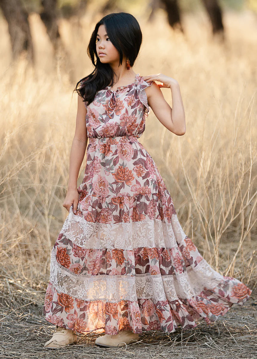 Blush Floral Shira Dress