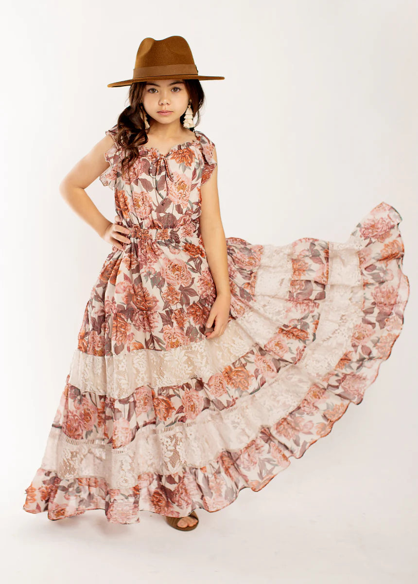 Blush Floral Shira Dress