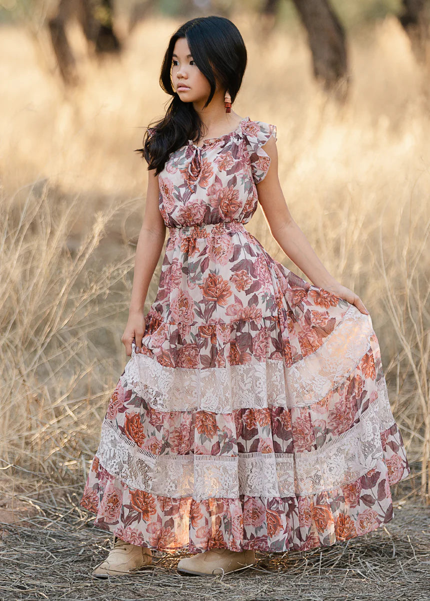 Blush Floral Shira Dress